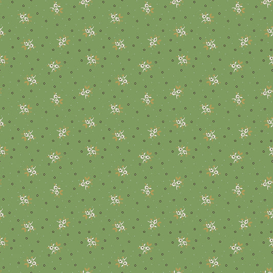 Gentler Times Lovely Basil C16479 by Lori Holt of Bee in my Bonnet for Riley Blake Designs (sold in 25cm increments)