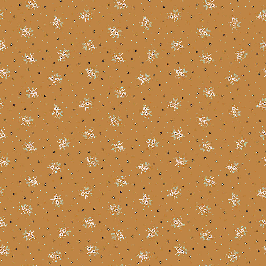 Gentler Times Lovely Butterscotch C16479 by Lori Holt of Bee in my Bonnet for Riley Blake Designs (sold in 25cm increments)