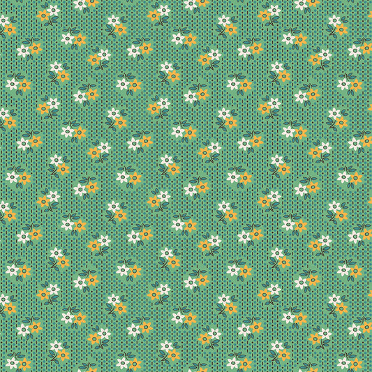 Gentler Times Nostalgia Alpine C16480 by Lori Holt of Bee in my Bonnet for Riley Blake Designs (sold in 25cm increments)