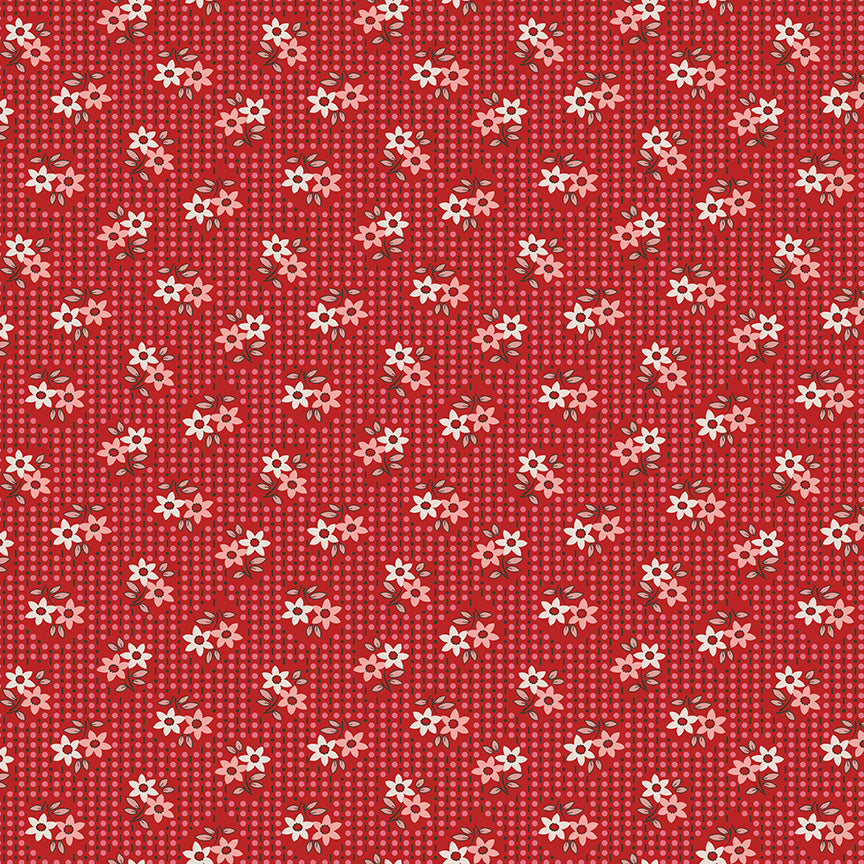 Gentler Times Nostalgia Schoolhouse C16480 by Lori Holt of Bee in my Bonnet for Riley Blake Designs (sold in 25cm increments)