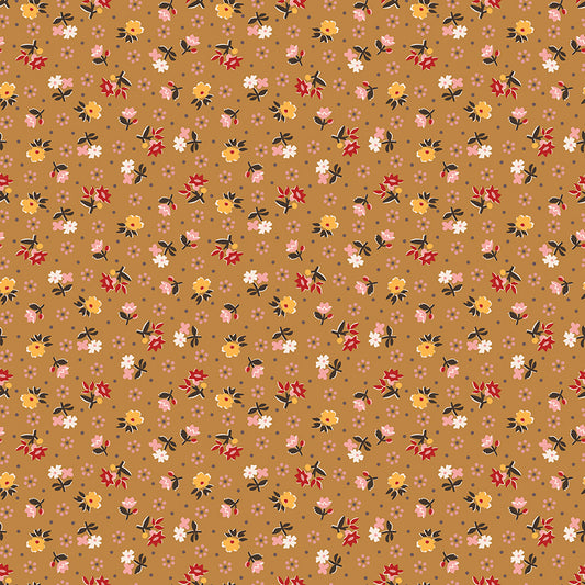 Gentler Times Reunion Butterscotch C1645 by Lori Holt of Bee in my Bonnet for Riley Blake Designs (sold in 25cm increments)