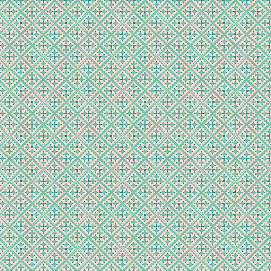 Gentler Times Shenanigans Seaglass C1647 by Lori Holt of Bee in my Bonnet for Riley Blake Designs (sold in 25cm increments)