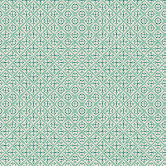 Gentler Times Shenanigans Seaglass C1647 by Lori Holt of Bee in my Bonnet for Riley Blake Designs (sold in 25cm increments)