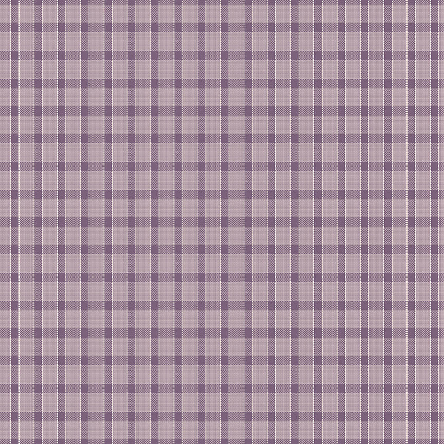 Gentler Times Whippersnapper Plum C16488 by Lori Holt of Bee in my Bonnet for Riley Blake Designs (sold in 25cm increments)