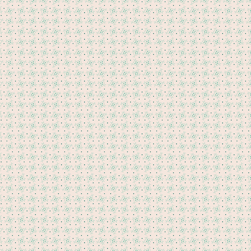 Gentler Times Welcome Seaglass C16489 by Lori Holt of Bee in my Bonnet for Riley Blake Designs (sold in 25cm increments)