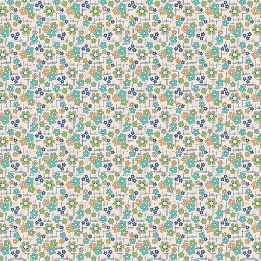 Farmers Daughter C17161 Seaglass Daisy by Lori Holt for Riley Blake (sold in 25cm increments)