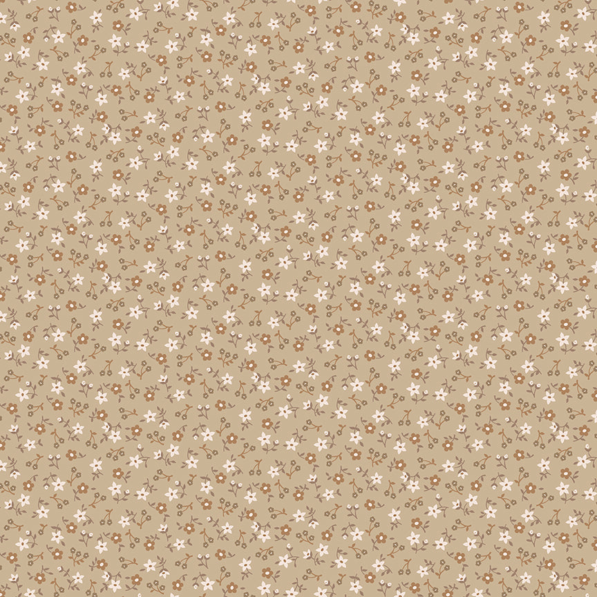 Farmers Daughter C17164-Palomino Blossom by Lori Holt for Riley Blake (sold in 25cm increments)