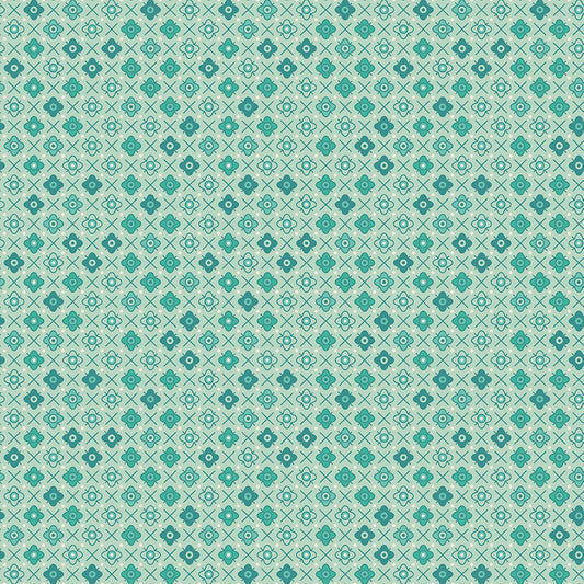 Farmers Daughter C17172-Sage Flower Patch by Lori Holt for Riley Blake (sold in 25cm increments)