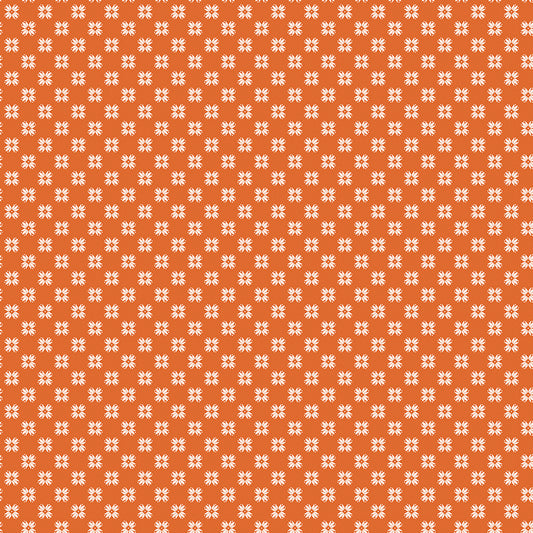 Farmers Daughter C17176-Pumpkin Quilting by Lori Holt for Riley Blake (sold in 25cm increments)