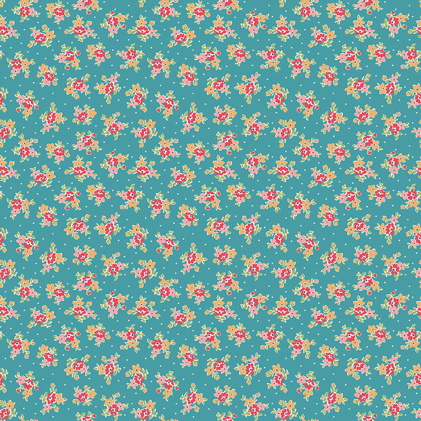 Farmers Daughter C17177-Raindrop Bouquet by Lori Holt for Riley Blake (sold in 25cm increments)