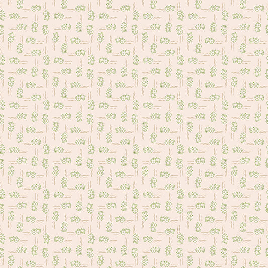 Farmers Daughter C17184-Thyme Tractors Background by Lori Holt for Riley Blake (sold in 25cm increments)