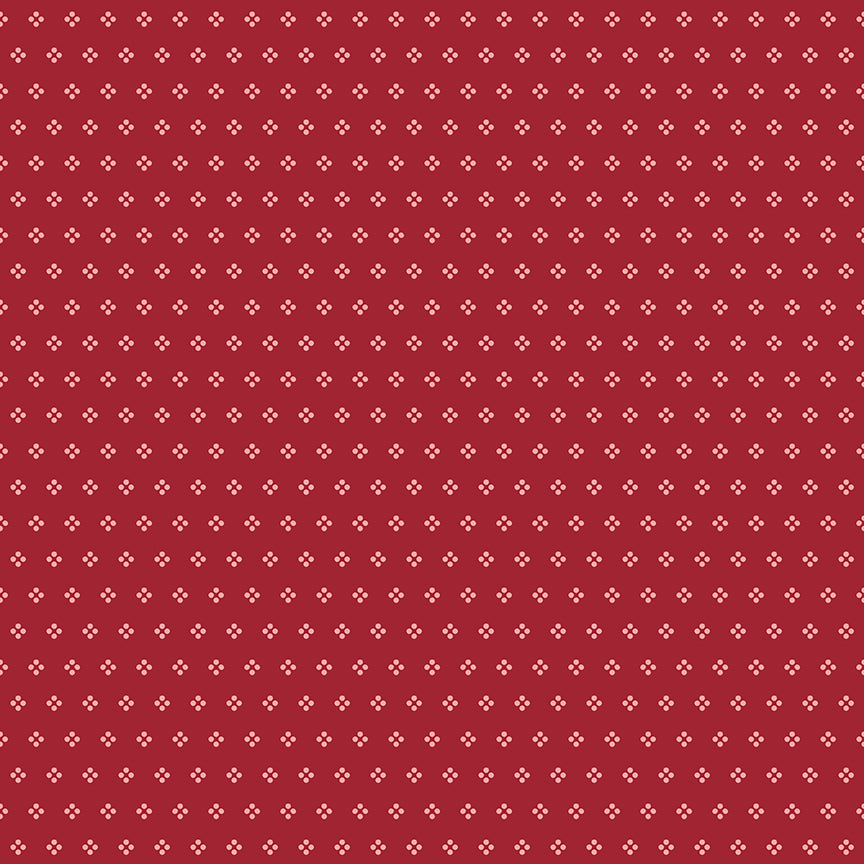 Berry & Sage Eyelet C17387-Cherrytart by Lori Holt for Riley Blake (sold in 25cm increments)