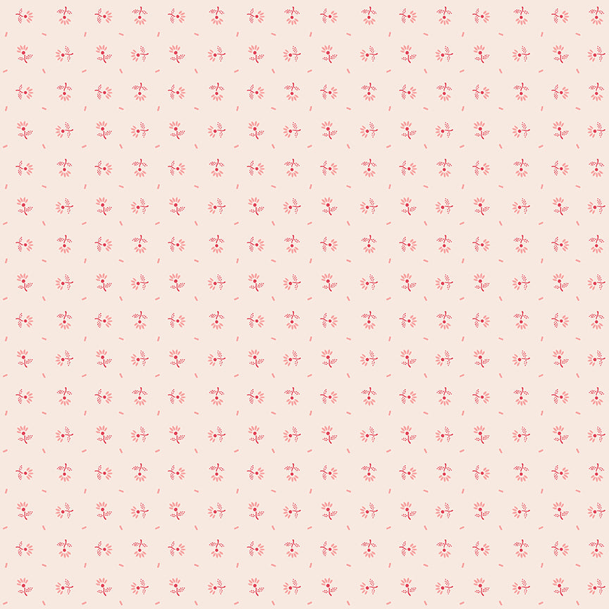 Berry & Sage Blooms C17399-Latte by Lori Holt for Riley Blake (sold in 25cm increments)