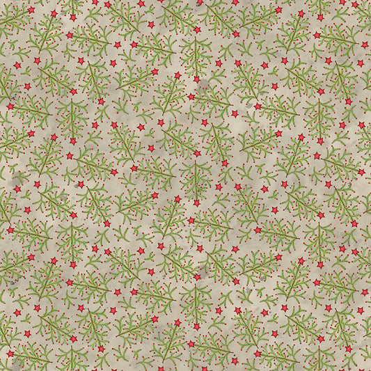 Northern Christmas Whimsical Trees Neutral C17832 by Teresa Kogut for Riley Blake Fabrics (sold in 25cm increments)