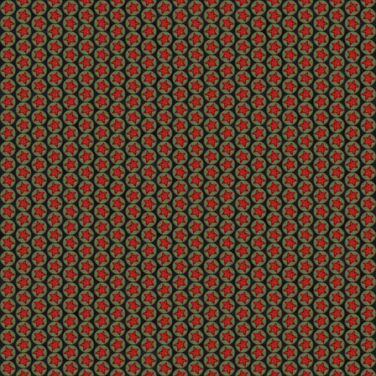Northern Christmas Stars Black C17834 by Teresa Kogut for Riley Blake Fabrics (sold in 25cm increments)