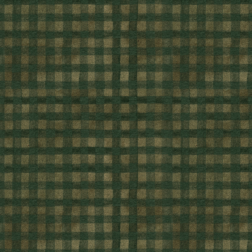 Northern Christmas Buffalo Check Green C17836 by Teresa Kogut for Riley Blake Fabrics (sold in 25cm increments)