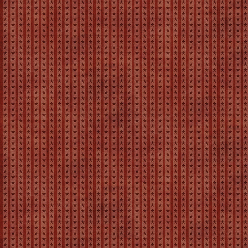 Northern Christmas Star Stripes Red C17836 by Teresa Kogut for Riley Blake Fabrics (sold in 25cm increments)