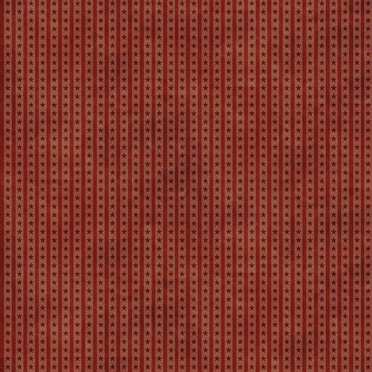 Northern Christmas Star Stripes Red C17836 by Teresa Kogut for Riley Blake Fabrics (sold in 25cm increments)