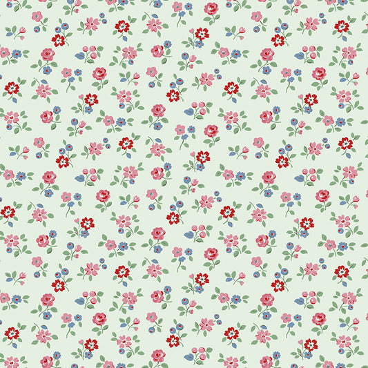 Signature Collection Arlington Ditsy C18373-Mist by Cath Kidston for Riley Blake Fabrics (sold in 25cm increments)