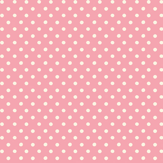 Signature Collection Button Spot C18374-Pink by Cath Kidston for Riley Blake Fabrics (sold in 25cm increments)