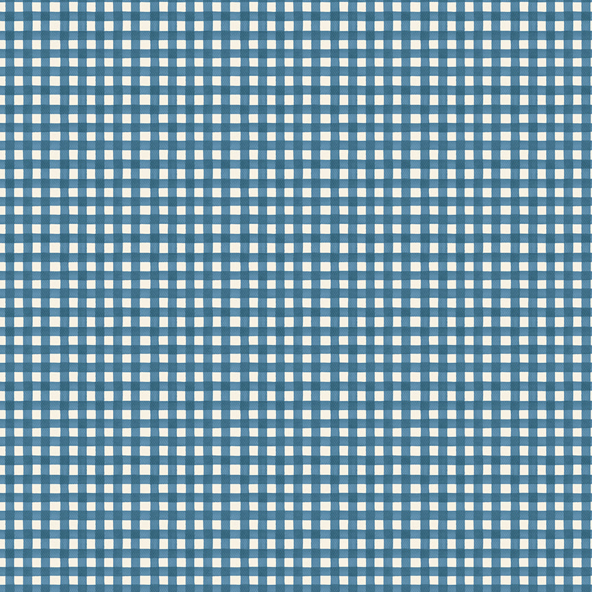 Signature Collection Gingham C18375-Navy by Cath Kidston for Riley Blake Fabrics (sold in 25cm increments)