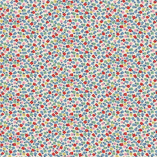 Signature Collection Teeny One C18376-Cream by Cath Kidston for Riley Blake Fabrics (sold in 25cm increments)