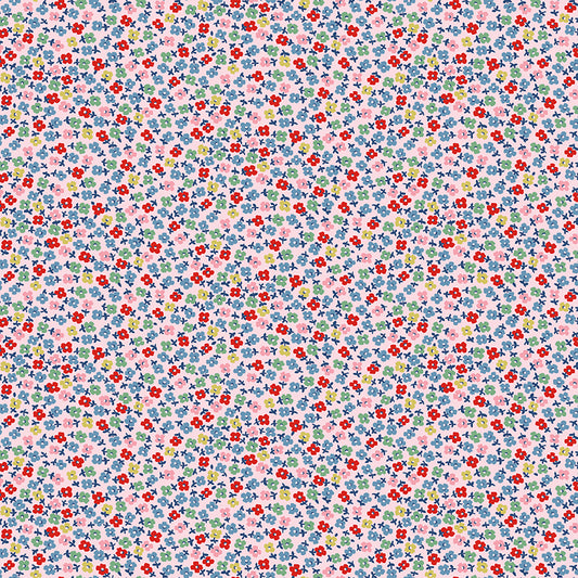 Signature Collection Teeny One C18376-Pink by Cath Kidston for Riley Blake Fabrics (sold in 25cm increments)