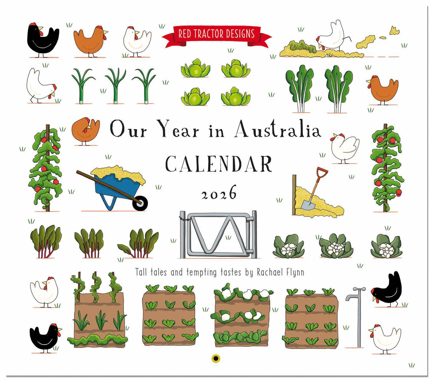 Our Year in Australia 2026 Calendar by Red Tractor Designs