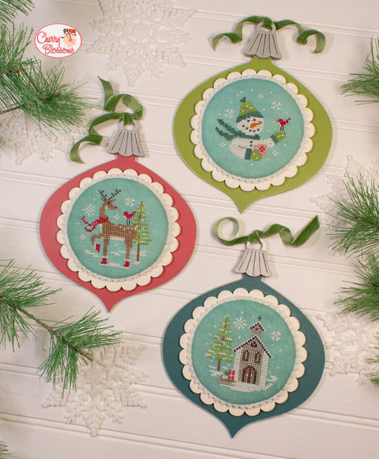 Vintage Ornaments Set One Cross Stitch Pattern by Cherry Blossoms