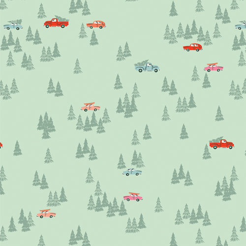 Christmas in the Cabin Cut & Carry Farm 258905 by AGF Studio (sold in 25cm increments)