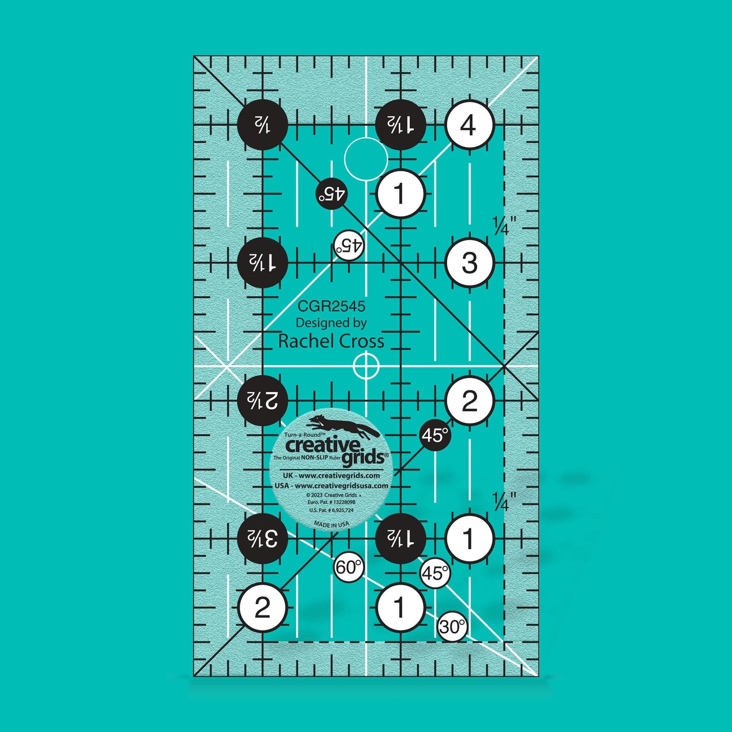 Creative Grids 2.5" x 4.5" Quilt Ruler