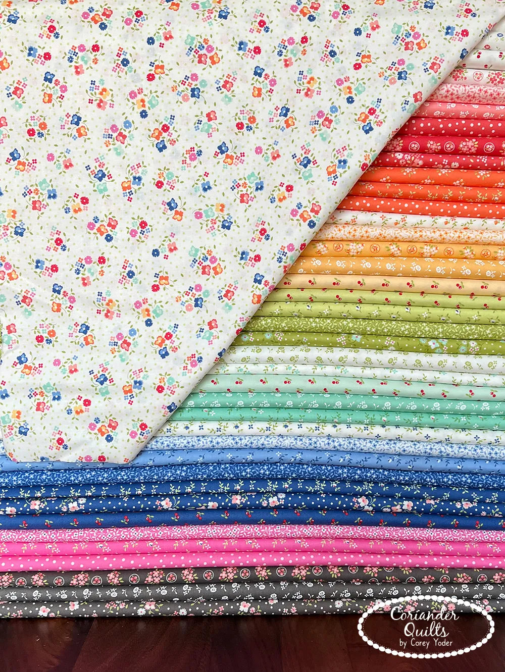 Cali & Co Fat Quarter Bundle by Coriander Quilts for Moda Fabrics