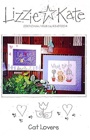 Cat Lovers Cross Stitch Pattern by Lizzie Kate