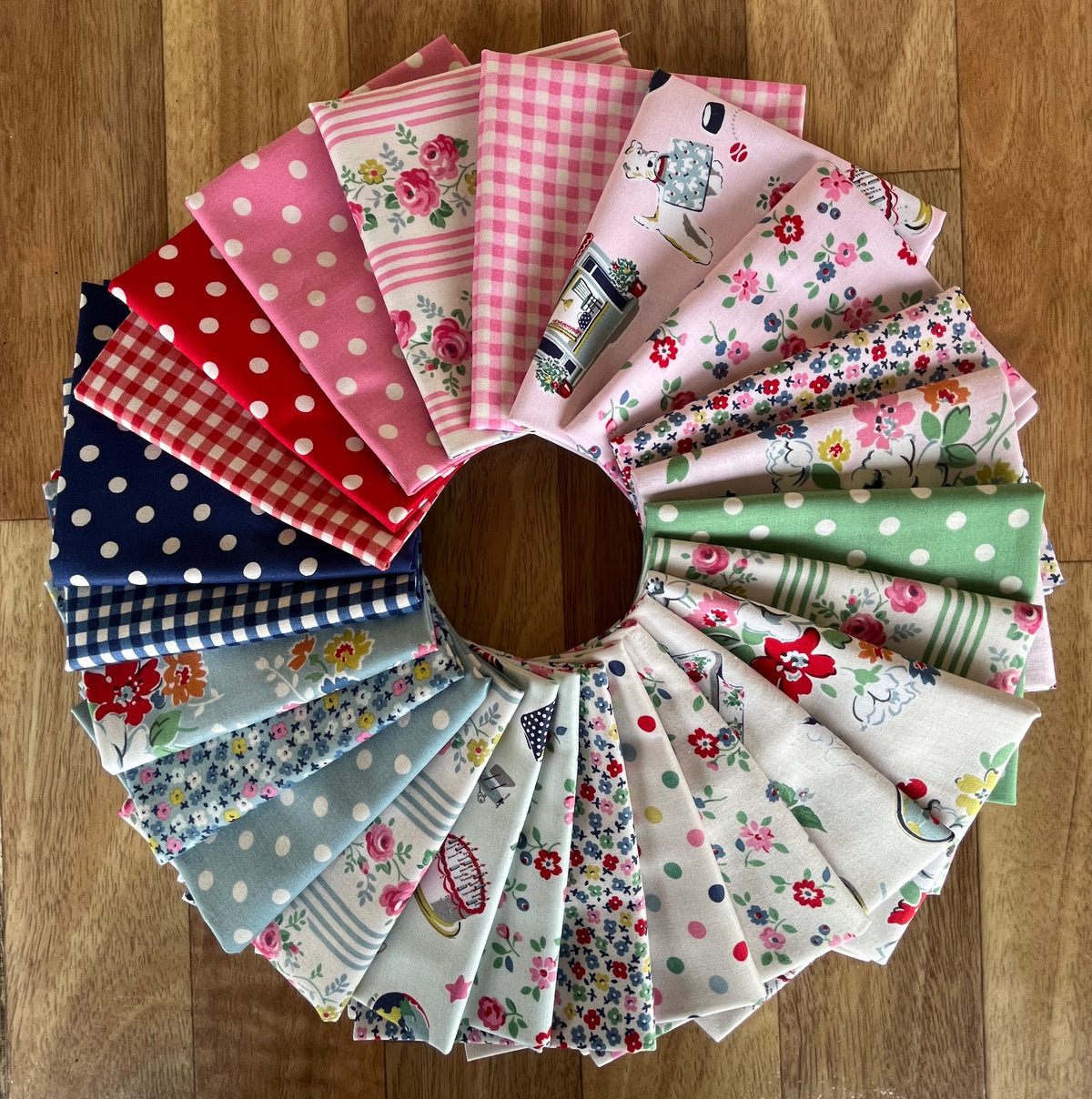 Signature Collection Fat Eighth Bundle by Cath Kidston for Riley Blake Fabrics