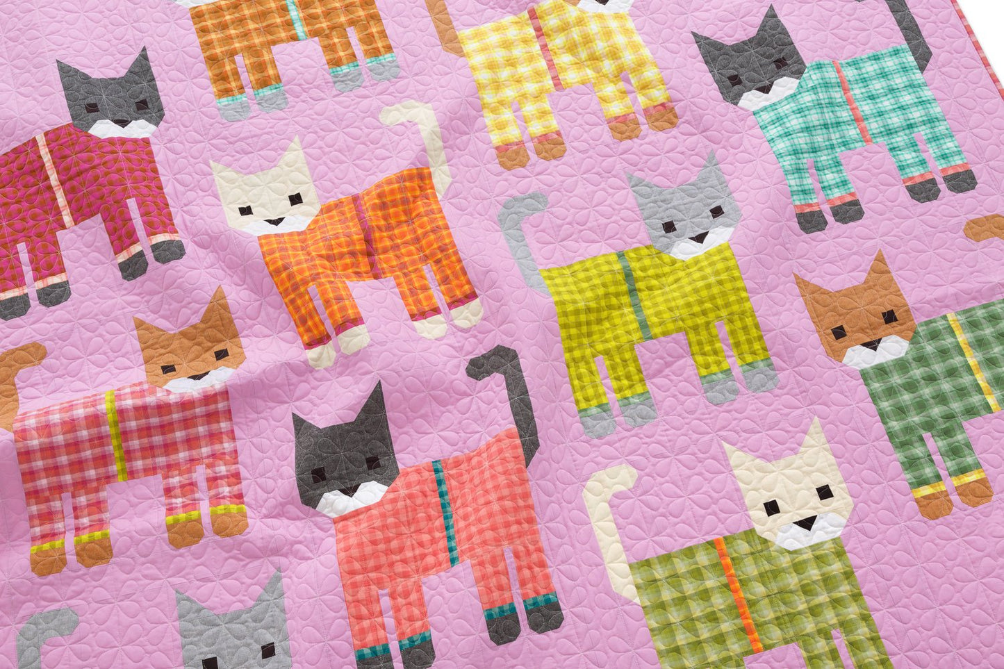 Cats in Pajamas Quilt Pattern by Elizabeth Hartman