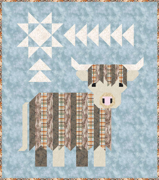Cattle Call Quilt Kit by Arts East Quilting Co using Highlander Fabric by Cat Thurman for Studio E Fabrics