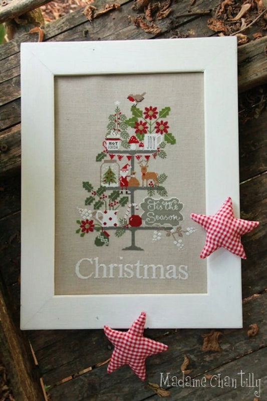 Celebrate Christmas Cross Stitch Pattern by Madame Chantilly