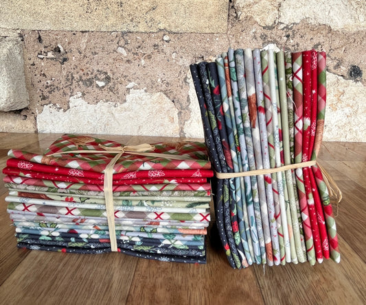 Celtic Christmas Fat Eighth Bundle by Lewis and Irene
