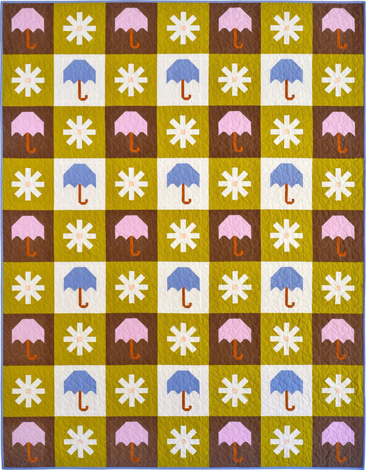 Chance of Rain Quilt Pattern Pen and Paper