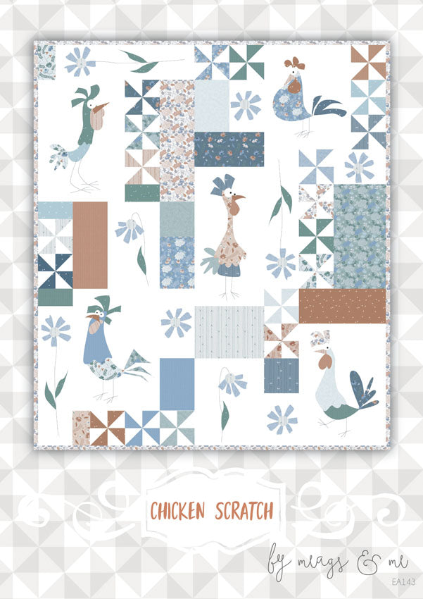 Chicken Scratch Fall Patterns Chicken Scratch Quilt Pattern by Meags and Me – The Rural Stitch Co