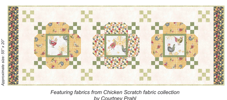 Chicken Scratch Red Dots PB5728ER by Courtney Prahl for P & B Textiles (sold in 25cm increments)