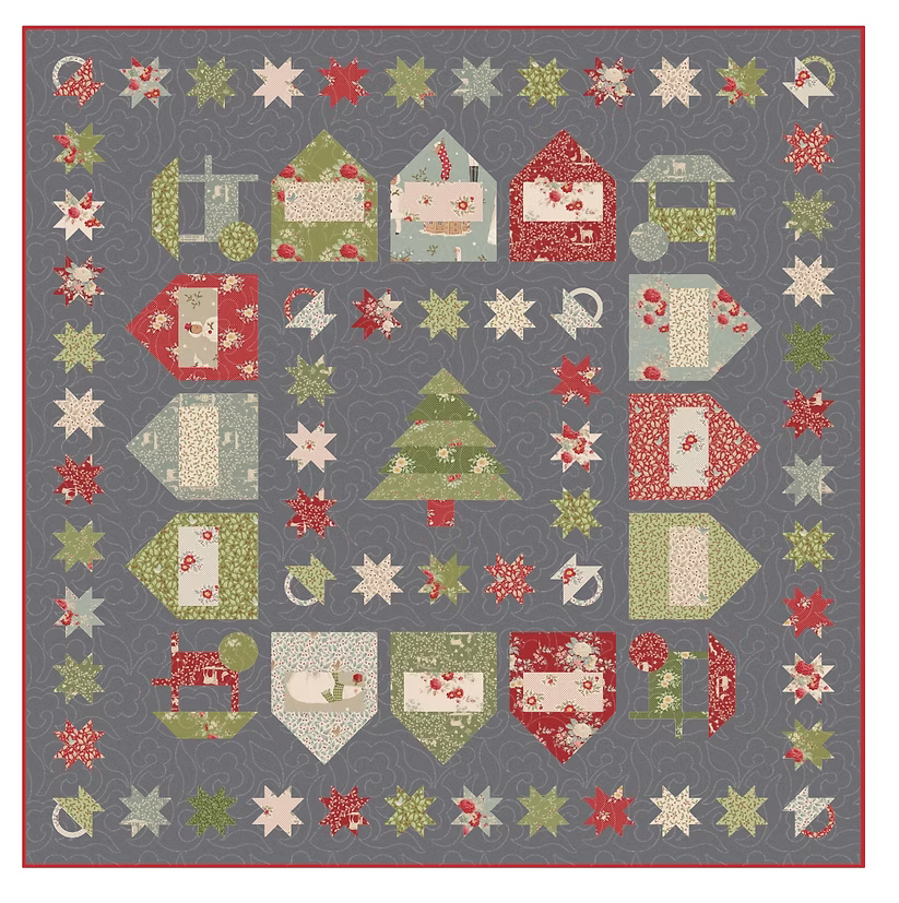Christmas Market Quilt Pattern By CakeStand Quilts