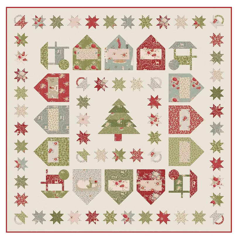 Christmas Market Quilt Pattern By CakeStand Quilts