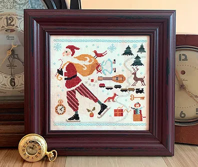Christmas Time Cross Stitch Pattern by Carriage House Samplings