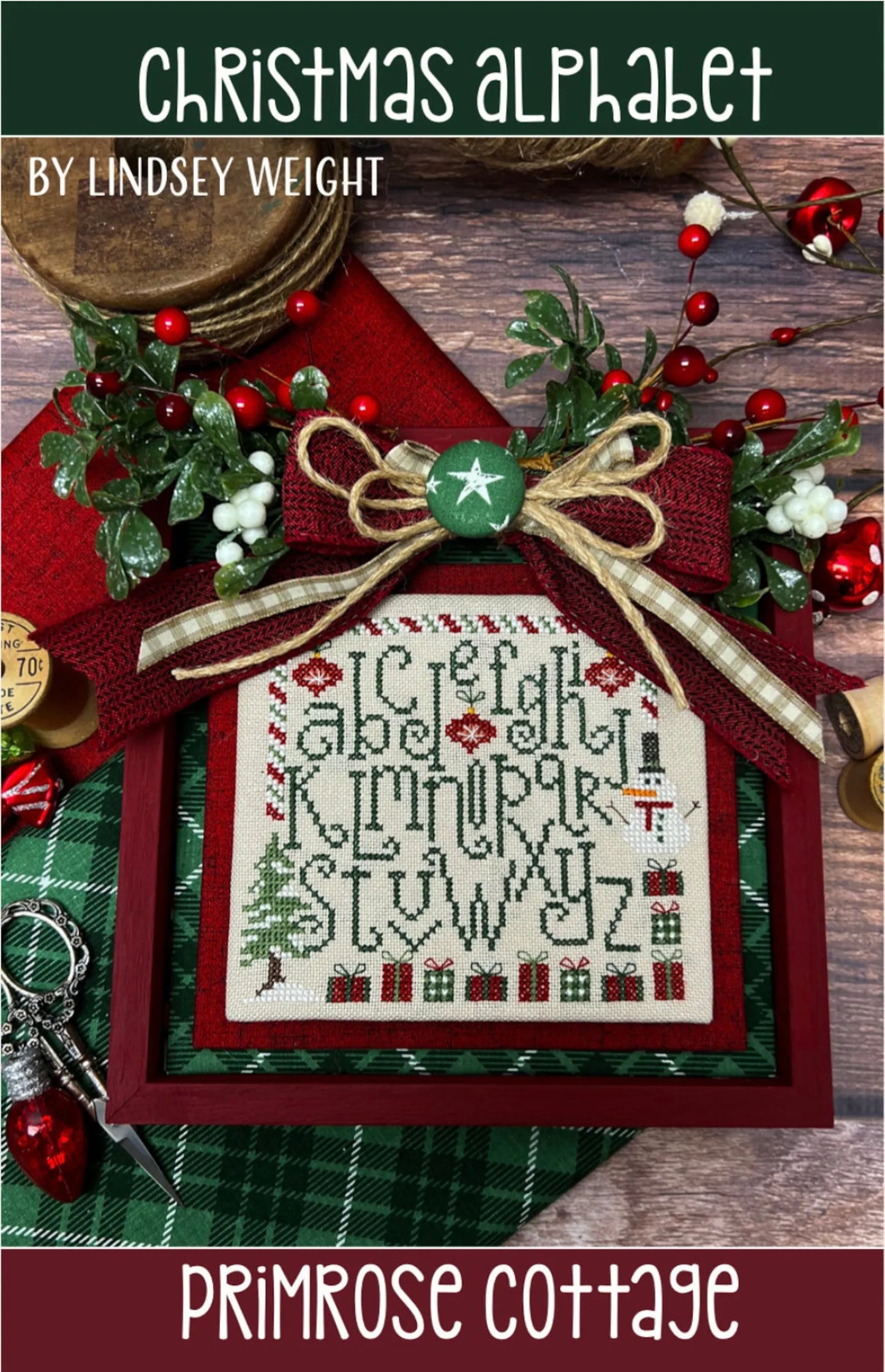 Christmas Alphabet Cross Stitch Pattern Primrose Cottage Stitches