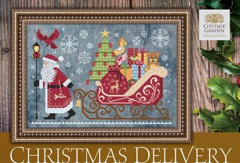 Christmas Delivery Cross Stitch Pattern by Cottage Garden Samplings