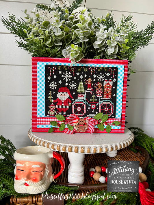 Christmas Lane Cross Stitch Pattern Stitching with the Housewives