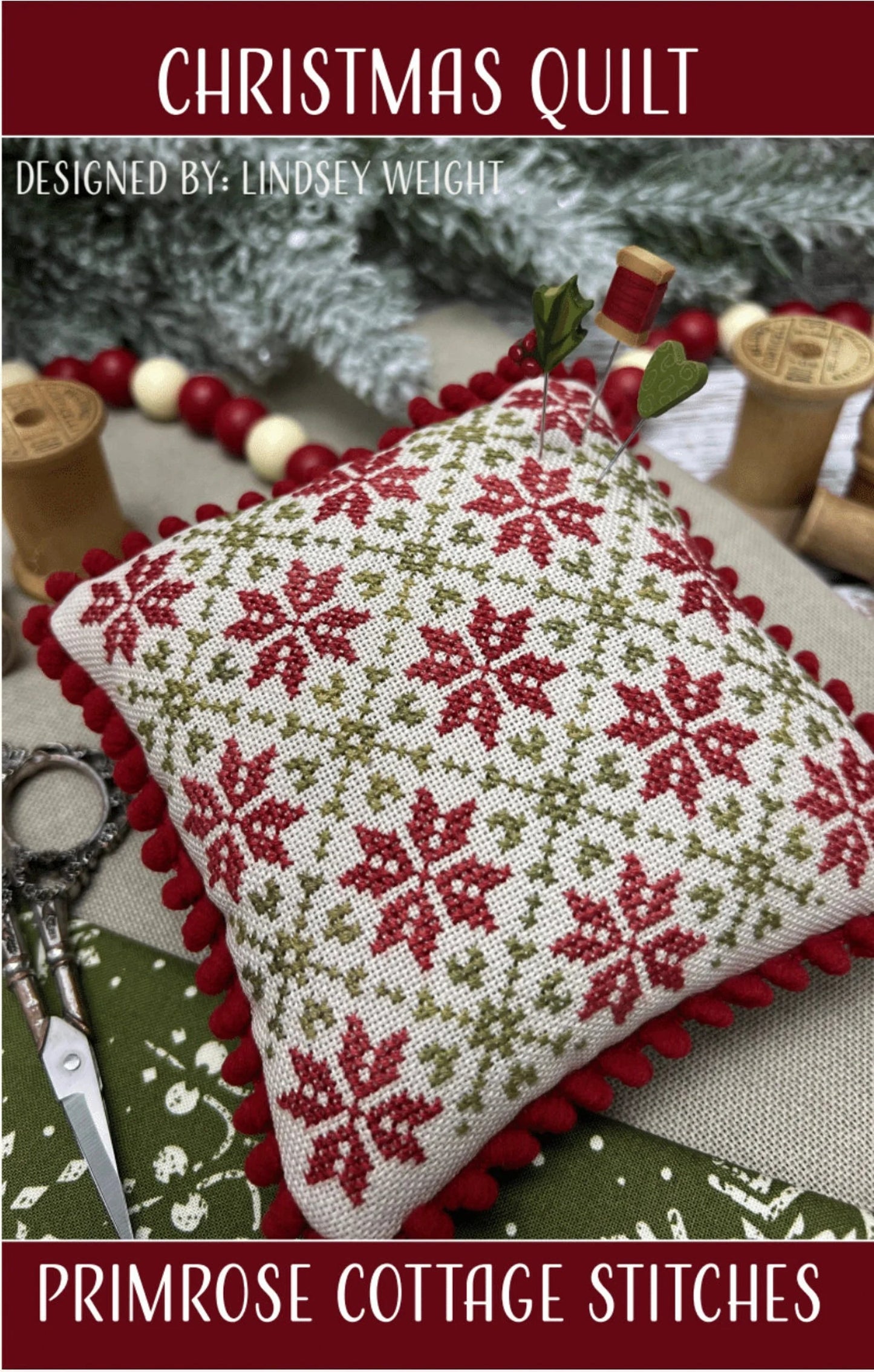 Christmas Quilt Cross Stitch Pattern Primrose Cottage Stitches