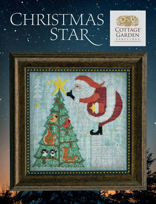 Christmas Star Cross Stitch Pattern by Cottage Garden Samplings