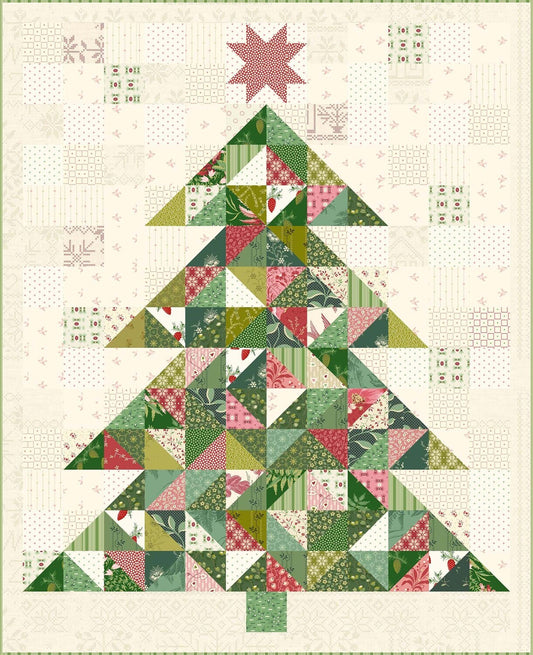 Christmas Tree Quilt Pattern by Laundry Basket Quilts